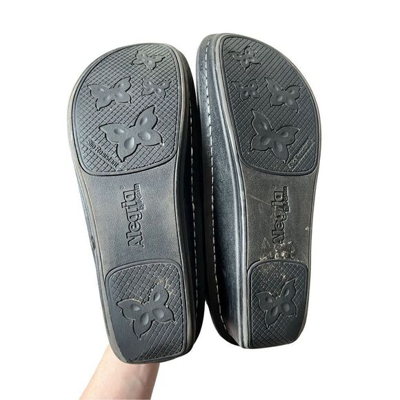 Alegria Dayna Blueberry Dottie Purple size 31 Mary Jane Sandals - Picture 3 of 9